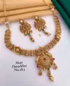 02 Matte Fancy Designer Hasadi Set Necklace Wholesale Price In Surat
